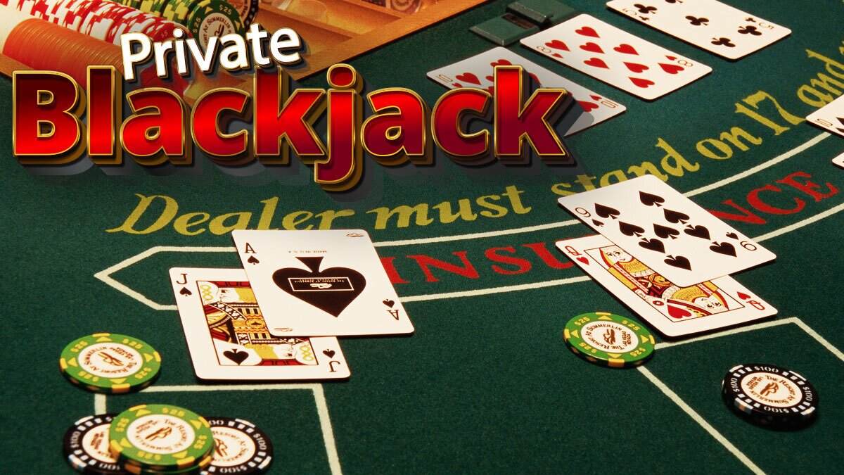 Closeup of a Dealt Blackjack Table