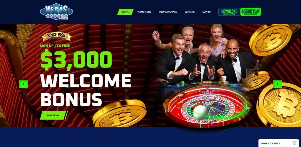 Vegas Casino Online - Homepage